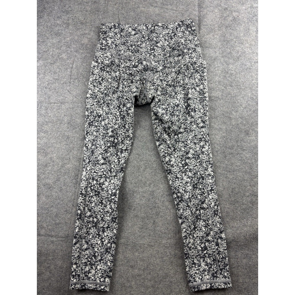 Athleta Salutation Stash Pocket Textured Tight Moonflower Leggings Women's XS